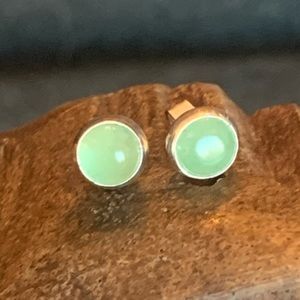 TINY Micro Dot Aventurine Earrings